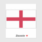 Flagge Englands Aufkleber (Blatt)