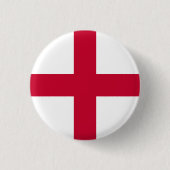 Flagge Englands Button (Vorderseite)