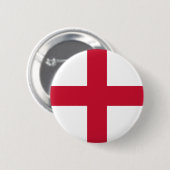 Flagge Englands Button (Vorne & Hinten)
