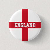 Flagge Englands Button (Vorderseite)