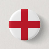 Flagge Englands Button (Vorderseite)