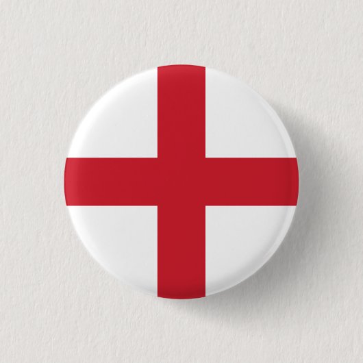 Flagge Englands Button (Vorderseite)
