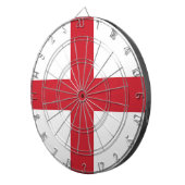 Flagge Englands Dartscheibe (Vorderseite rechts)