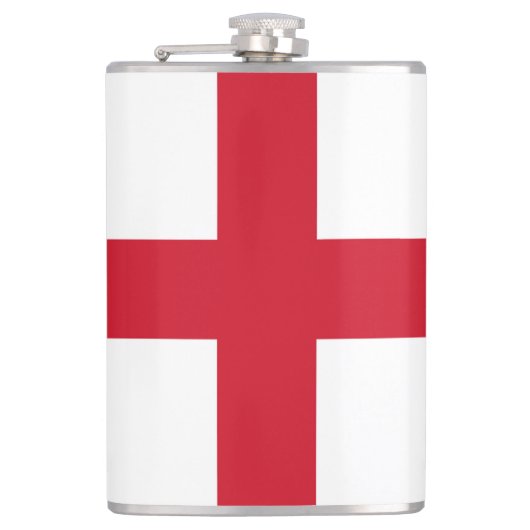 Flagge Englands Flachmann (Vorderseite)