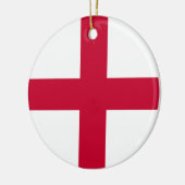 Flagge Englands Keramik Ornament (Links)