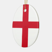 Flagge Englands Keramik Ornament (Links)
