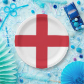 Flagge Englands Pappteller (Party)