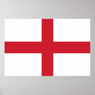 Flagge Englands Poster