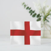 Flagge Englands Postkarte (Stehend Vorderseite)