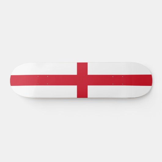 Flagge Englands Skateboard (Horizontal)