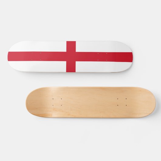 Flagge Englands Skateboard (Horizontal)