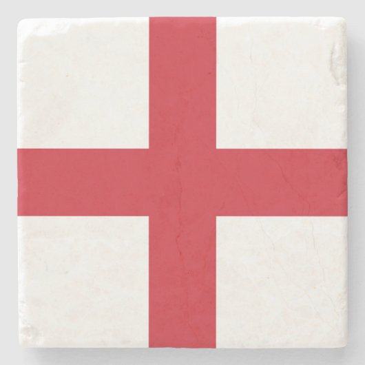 Flagge Englands Steinuntersetzer (Vorderseite)