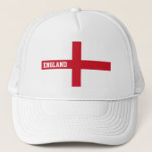 Flagge Englands Truckerkappe (Vorderseite)