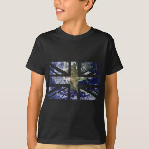 Flagge ErdGewerkschafts-Jack-Briten T-Shirt