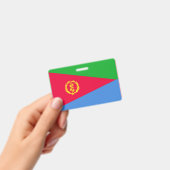 Flagge Eritrea Ausweis (Handheld)