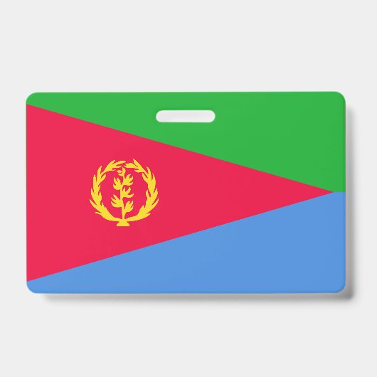 Flagge Eritrea Ausweis (Vorderseite)