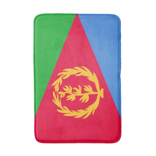 Flagge Eritrea Badematte (Vorderseite Vertikal)