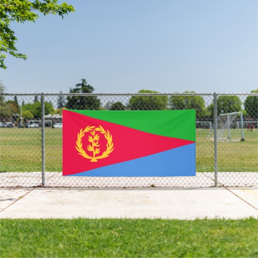 Flagge Eritrea Banner (Insitu)