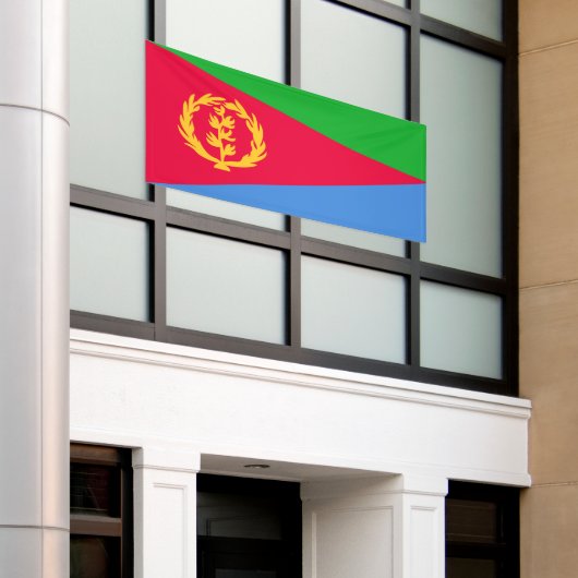 Flagge Eritrea Banner (Äußeres Gebäude)