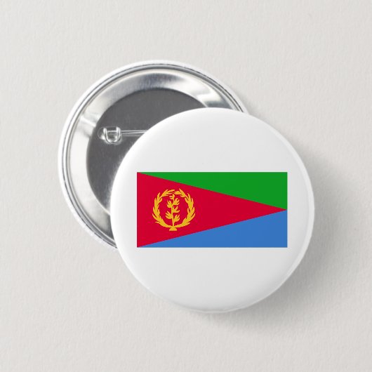 Flagge Eritrea Button (Vorne & Hinten)