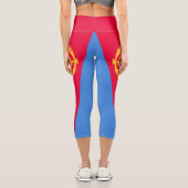 Flagge Eritrea Capri Leggings (Rückseite)