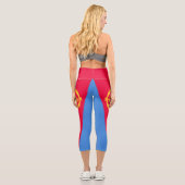 Flagge Eritrea Capri Leggings (Rückseite)