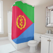 Flagge Eritrea Duschvorhang (Beispiel)