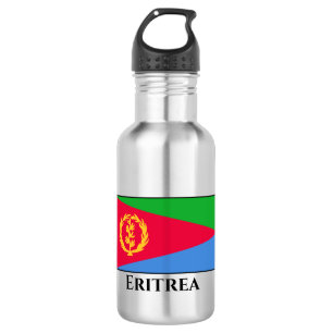 Flagge Eritrea Edelstahlflasche