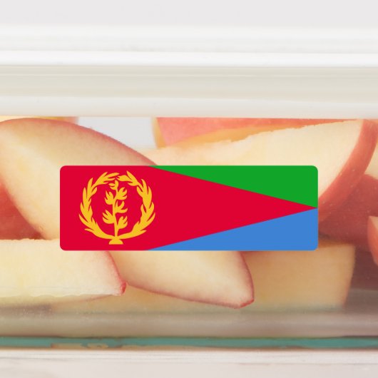 Flagge Eritrea Etiketten (Befestigt)