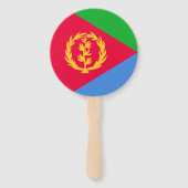 Flagge Eritrea Fächer (Rückseite)