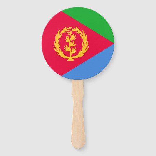 Flagge Eritrea Fächer (Vorderseite)