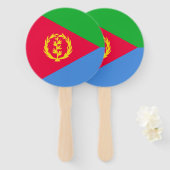 Flagge Eritrea Fächer (Vorne und Hinten)