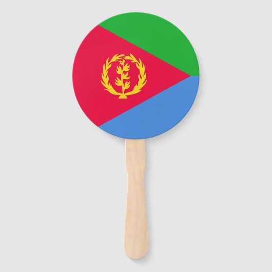 Flagge Eritrea Fächer (Vorderseite)