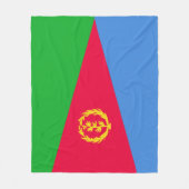 Flagge Eritrea Fleecedecke (Vorderseite)