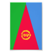 Flagge Eritrea Fotodruck (Vorne)