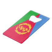 Flagge Eritrea Geldbeutel Flaschenöffner (Vorderseite Schrägansicht)