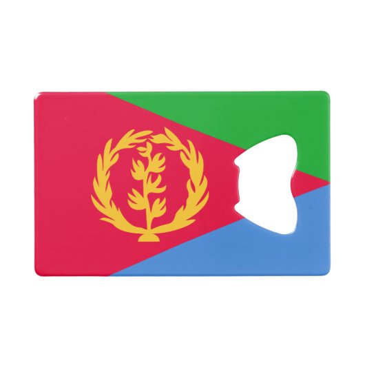 Flagge Eritrea Geldbeutel Flaschenöffner (Vorderseite (Horizontal))