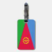 Flagge Eritrea Gepäckanhänger (Rückseite vertikal)
