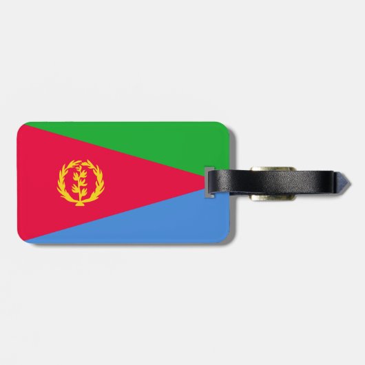 Flagge Eritrea Gepäckanhänger (Rückseite horizontal)