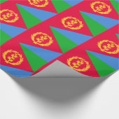 Flagge Eritrea Geschenkpapier (Ecke)
