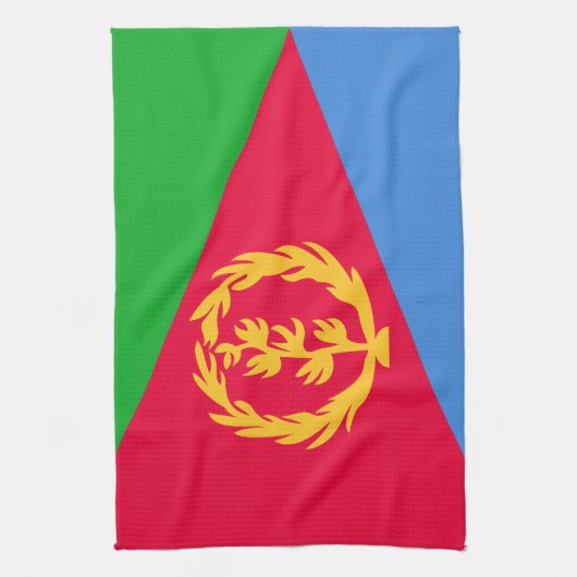 Flagge Eritrea Geschirrtuch (Vertikal)