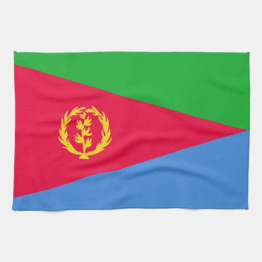 Flagge Eritrea Geschirrtuch (Horizontal)