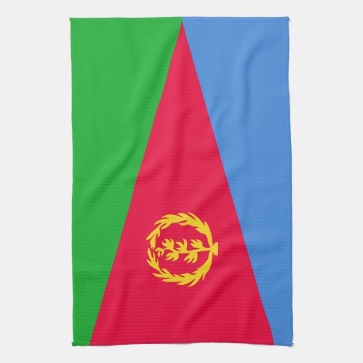 Flagge Eritrea Geschirrtuch (Vertikal)