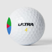 Flagge Eritrea Golfball (Logo)
