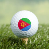 Flagge Eritrea Golfball (Insitu T-Shirt)