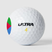 Flagge Eritrea Golfball (Logo)