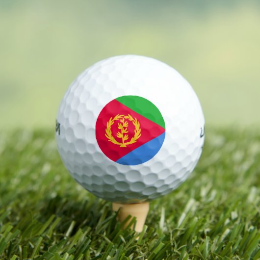 Flagge Eritrea Golfball (Insitu T-Shirt)
