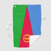 Flagge Eritrea Golfhandtuch (Insitu)