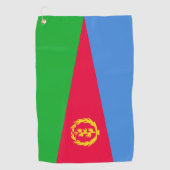 Flagge Eritrea Golfhandtuch (Vorderseite)
