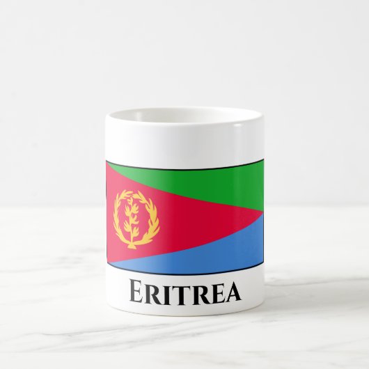 Flagge Eritrea Kaffeetasse (Mittel)